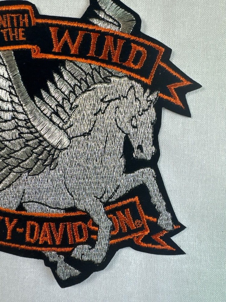 Harley-Davidson Ride With The Wind Pegasus Large Embroidered Back Patch