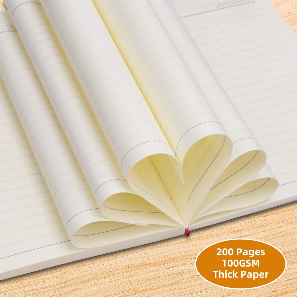 ADOUNOTES Lined Journal Notebook Refill, 5.6×8.1Inch(A5 Size) 2 Refills
