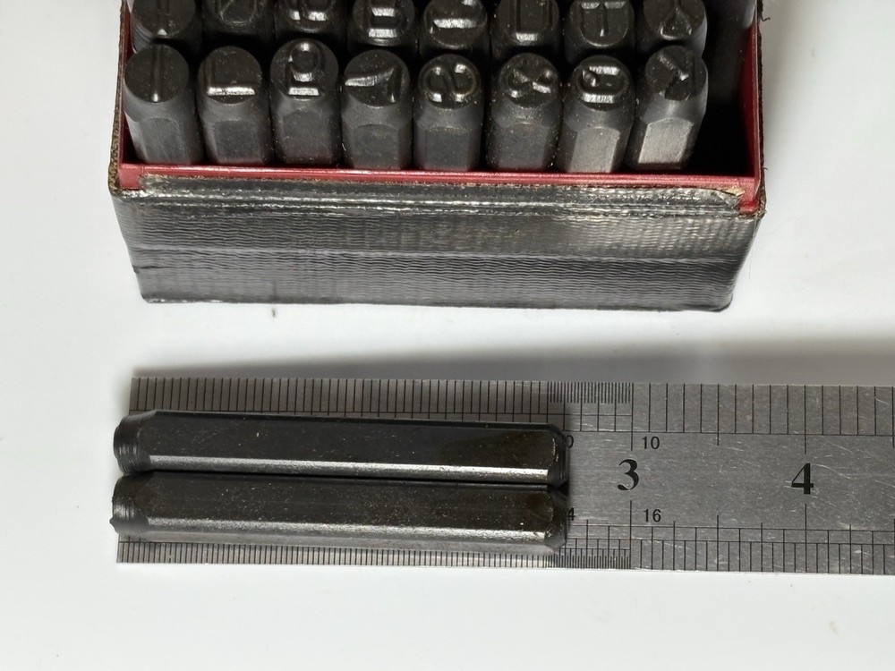 Steel Alphanumeric Punch Set, Hand Stamping Kit