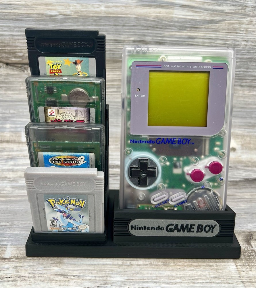 Custom Game Boy DMG Holder Display Storage - Holds 4 Games