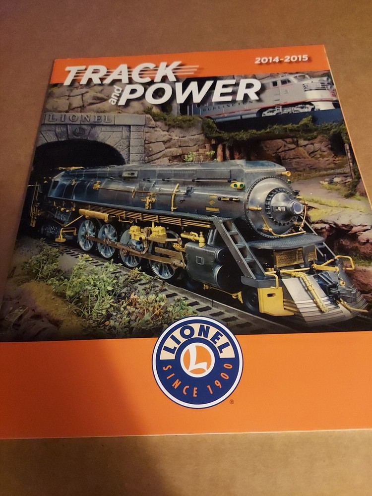 LIONEL 2014-15 TRACK and POWER CATALOG EUC