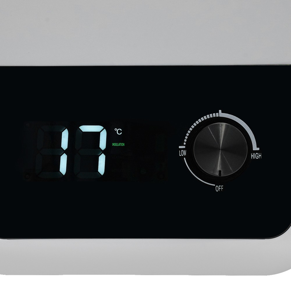 8L Tank Hot Water Heater Electric Hot Water Heater 1500W White Wall-Mounted