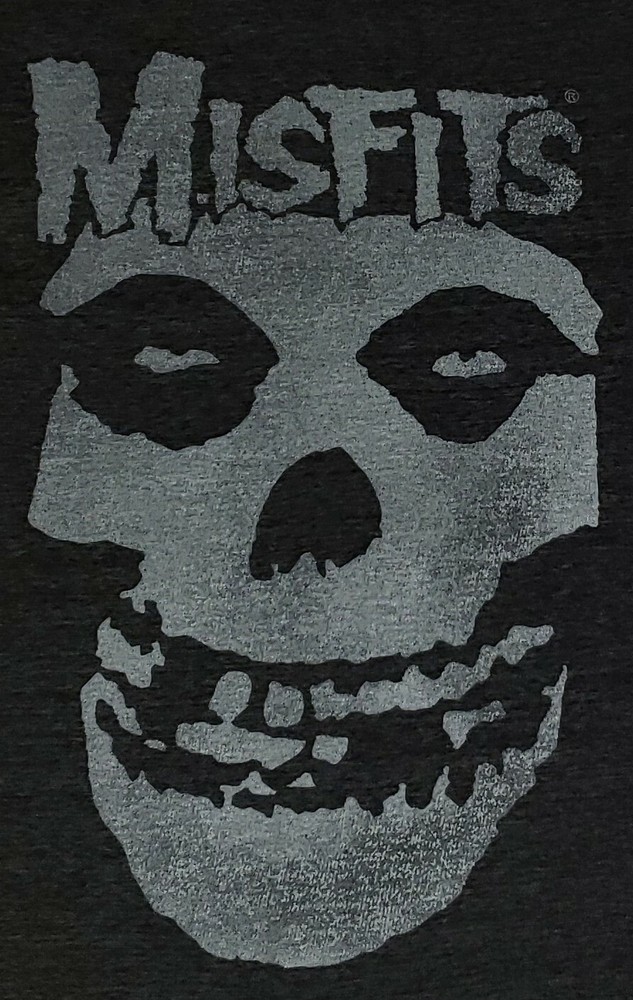 MISFITS Size Small Dark Gray T-Shirt