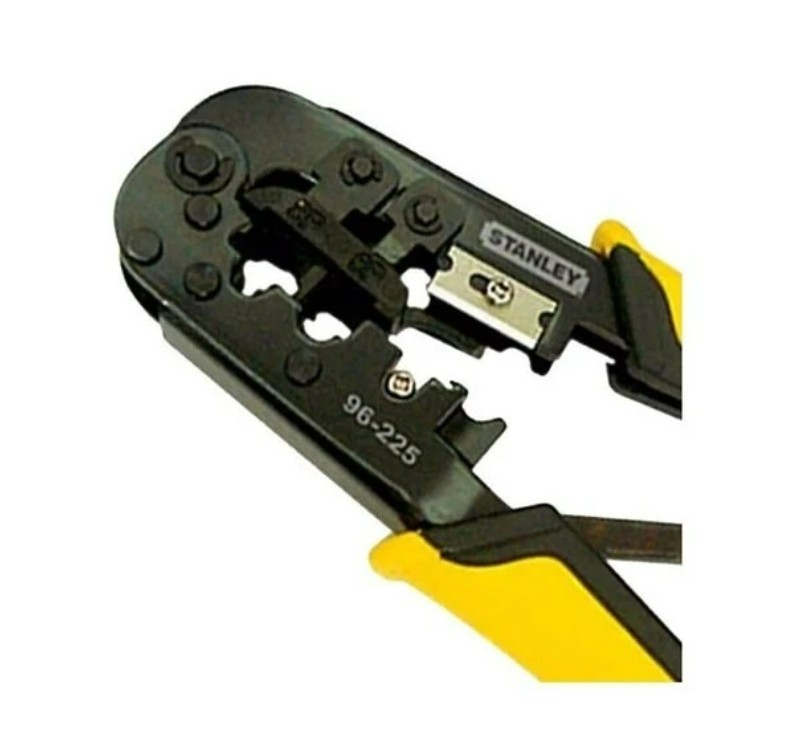 Stanley Adjustable Crimping Tool Stripper and Wire Crimper, 3-IN-1; 96-225