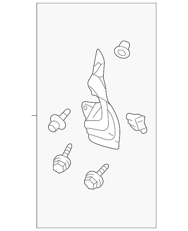 Genuine Mitsubishi Splash Shield MR954177
