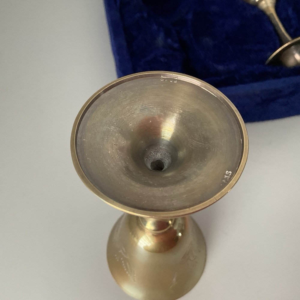 Vintage Boxed Small Goblets EPNS