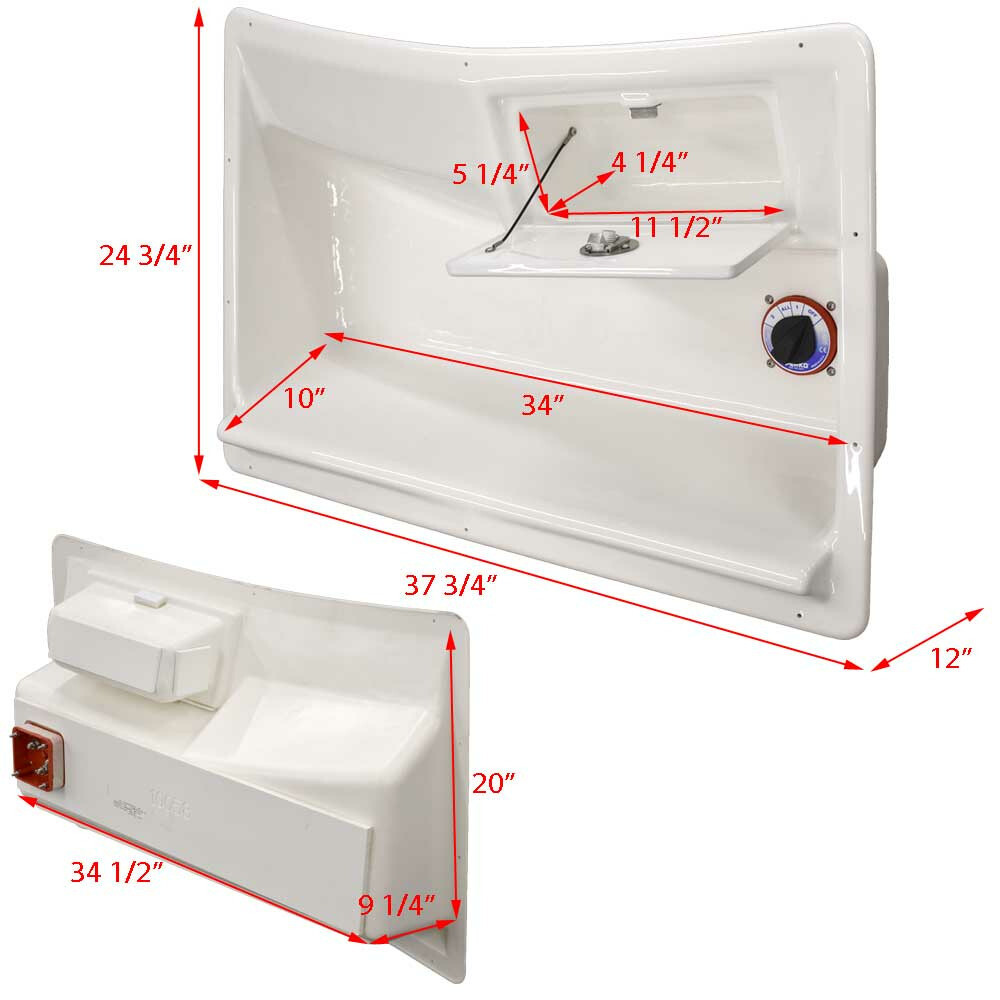 Sea Fox Boat Center Console Footrest Panel 6360 | Commander Viper