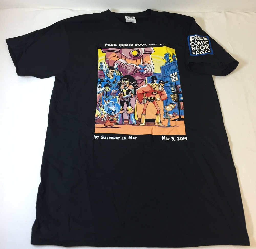FREE COMIC BOOK DAY 2014 t-shirt ~ size S