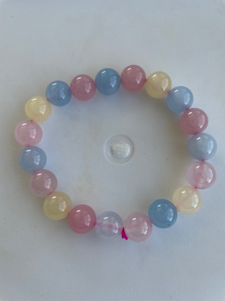 Morganite bracelet 10mm