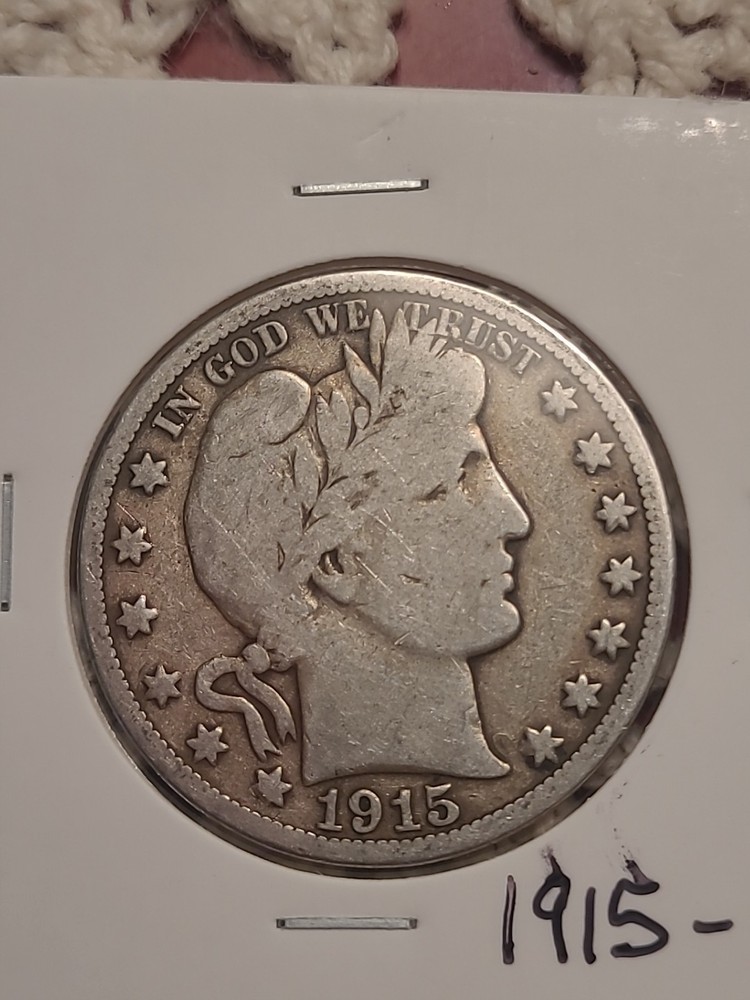 1915-S Barber Half Dollar