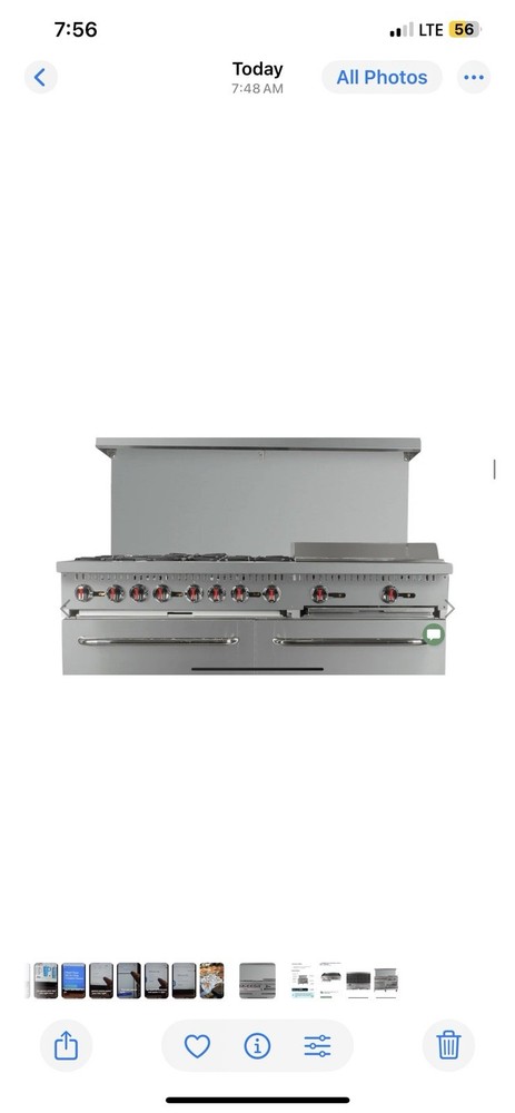 Commercial Gas Range