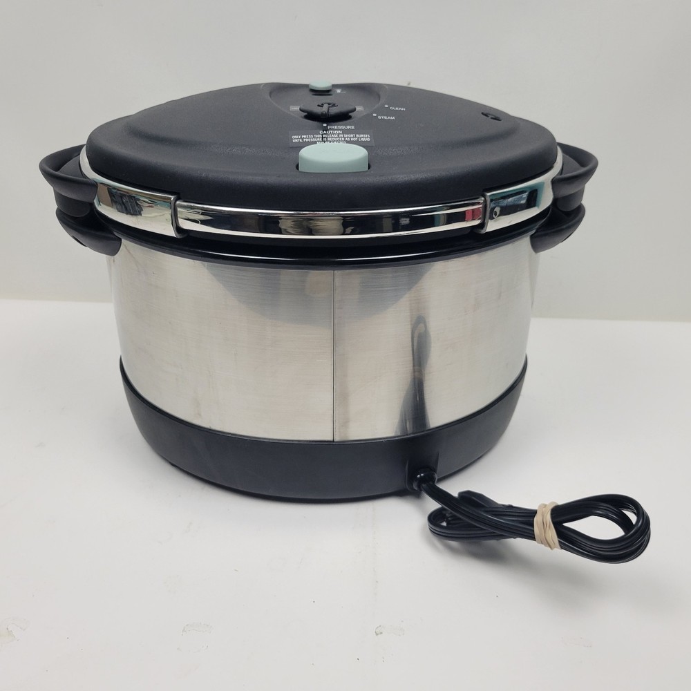 Cooks Essentials 8 qt Electric Program OVAL Pressure Cooker CEPC800 Tested
