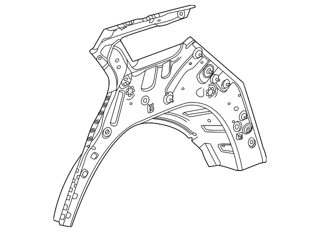 Genuine GM Inner Quarter Panel 26455023