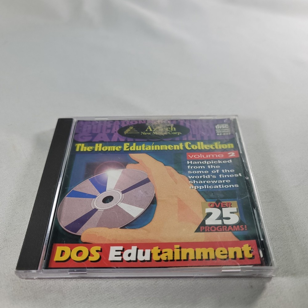 Vintage 1995 Aztech Media Group PC Software Vol. 2 DOS Edutainment