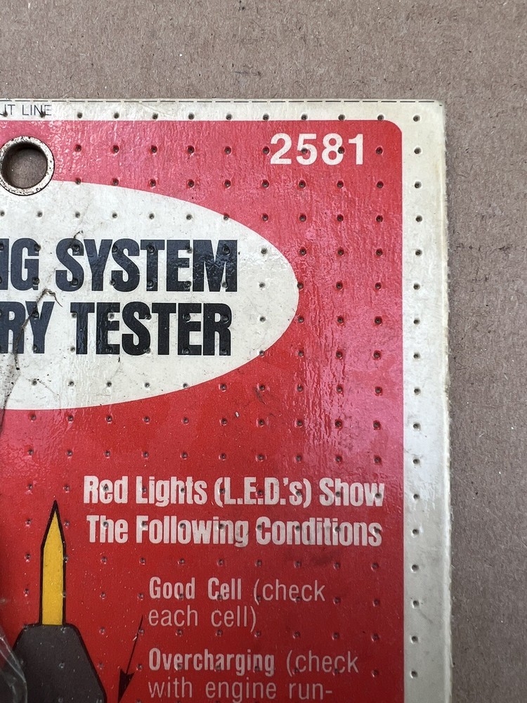 🇺🇸Vintage K-D Tools 2581 Charging System & Battery Tester Original Package🇺🇸