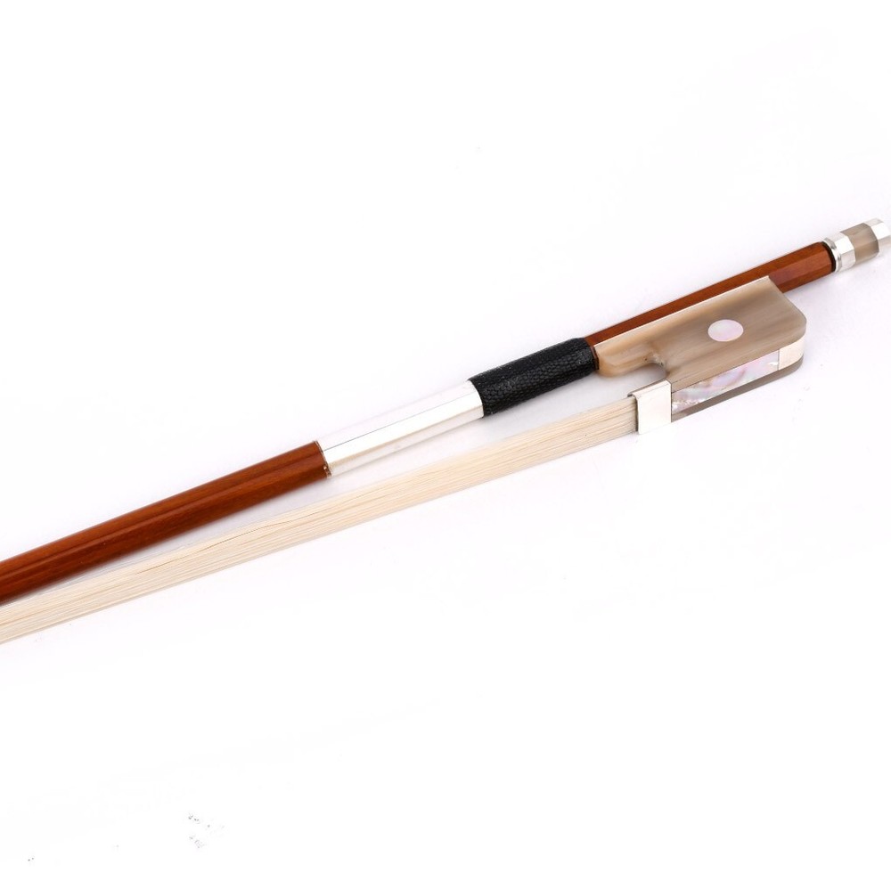 E.Sartory Copy Master Pernambuco Cello Bow 4/4 White OX Big eye Frog Silver Fast