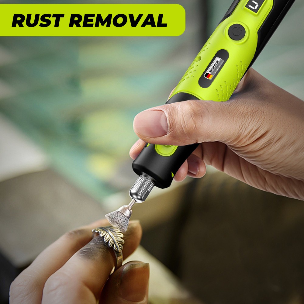 USB Rechargable Electric Engraving Pen with 231bits,Mini Cordless Rotary Tools