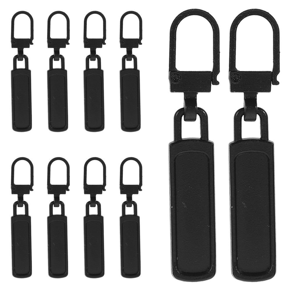 10 Pcs Zipper Head Box School Bag Accessories Pull Replacement Tabs