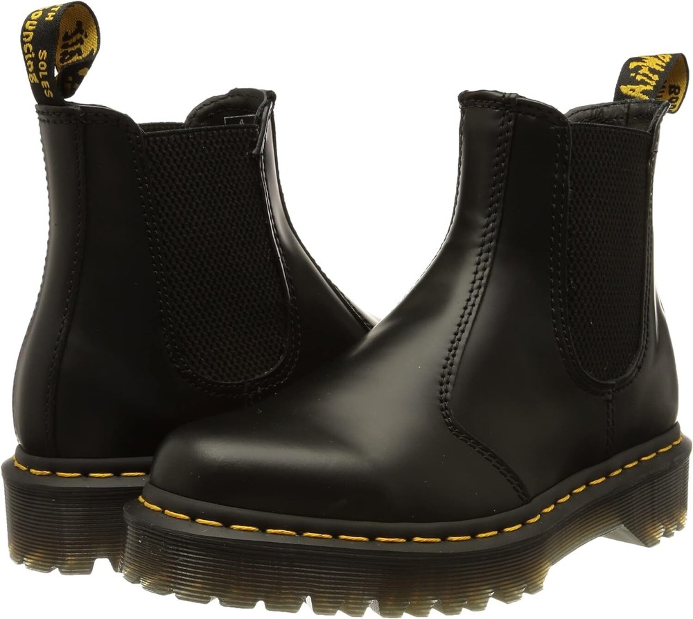 DR. MARTENS 2976 Bex Boots Black Smooth New