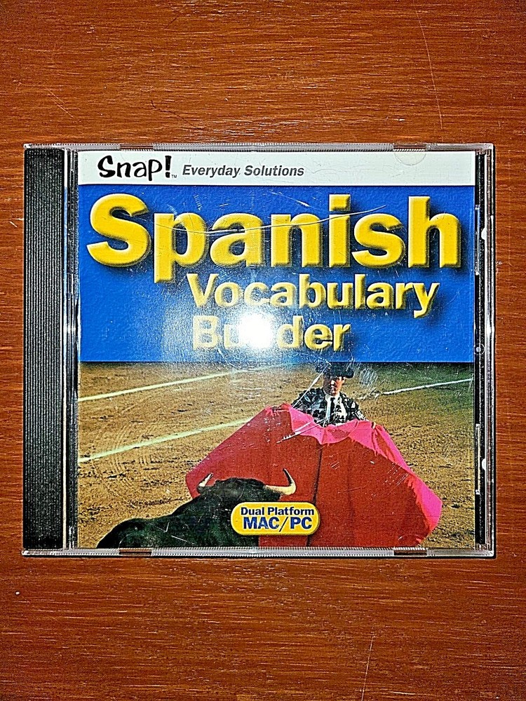 SNAP! Spanish Vocabulary Builder (Jewel Case) Windows / MAC Language Learning