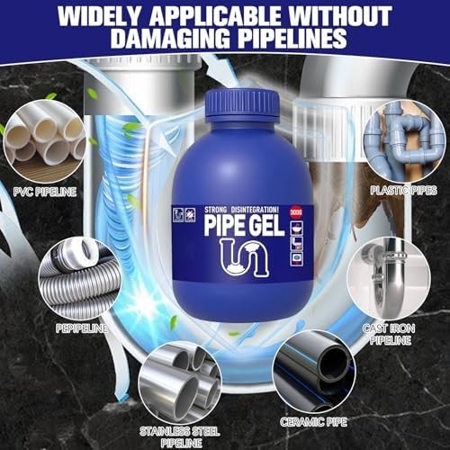 Pipe Bobo Drain Cleaner for Kitchen Sinks, Professional Drains Clog Remover, PoW