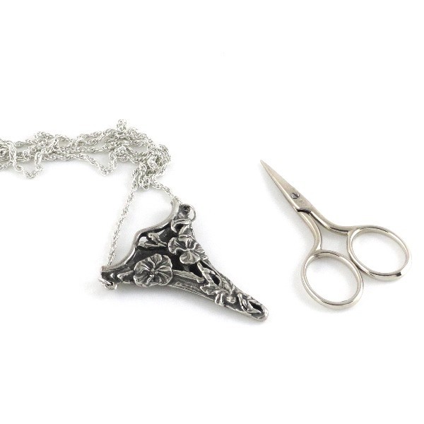 Antique Reproduction "JASMINE" Chatelaine with Scissors