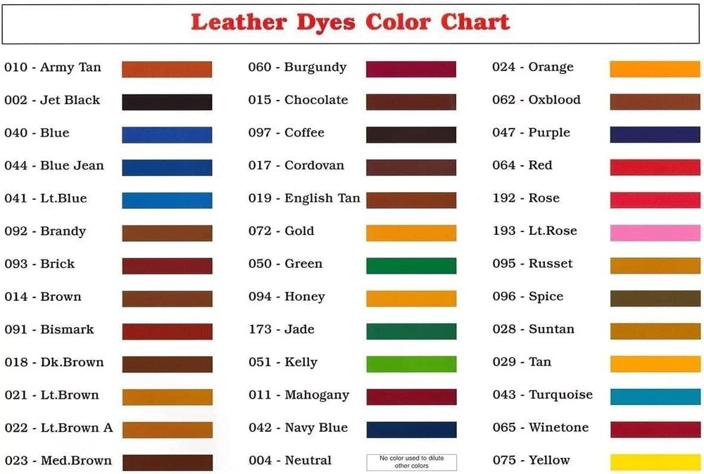Leather Dye - 3 Ounces, Red