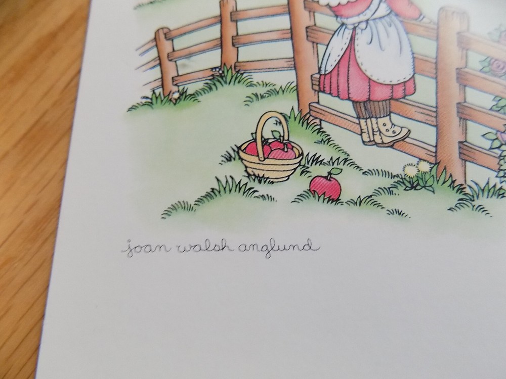 Vintage Joan Walsh Anglund Greeting Cards Postcard Post A Note