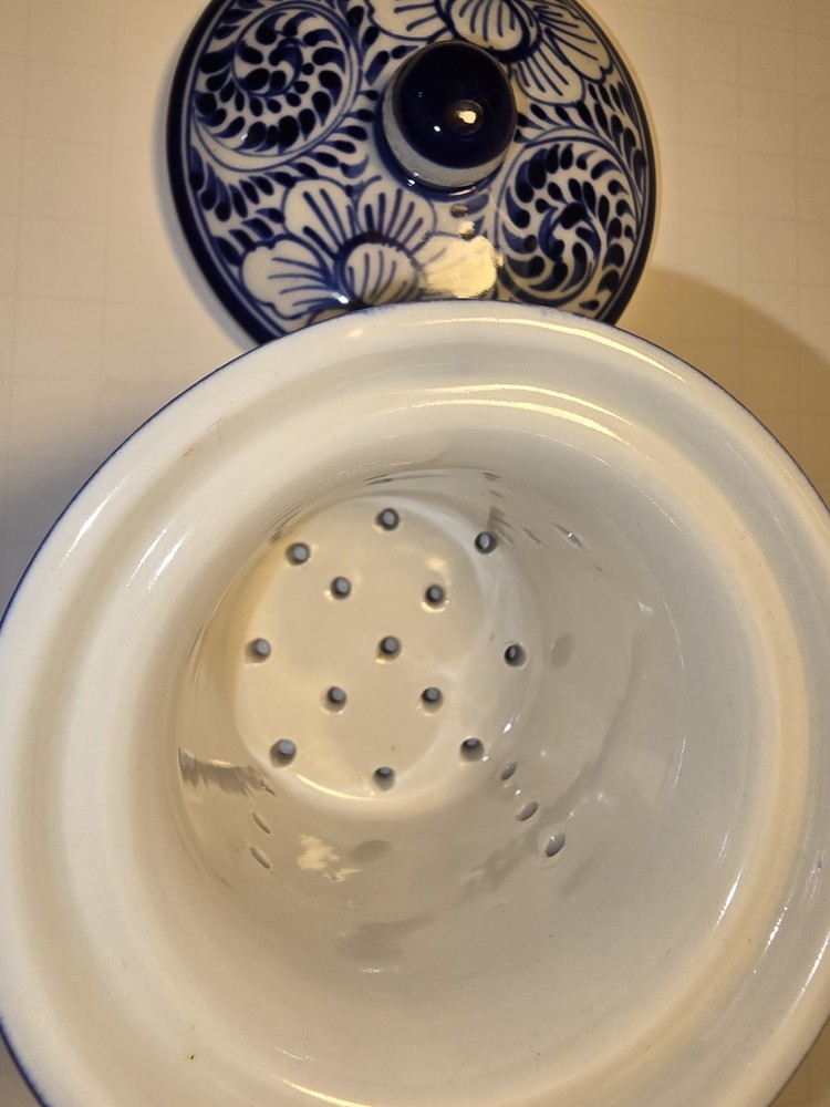 Tea Infuser Blue And White