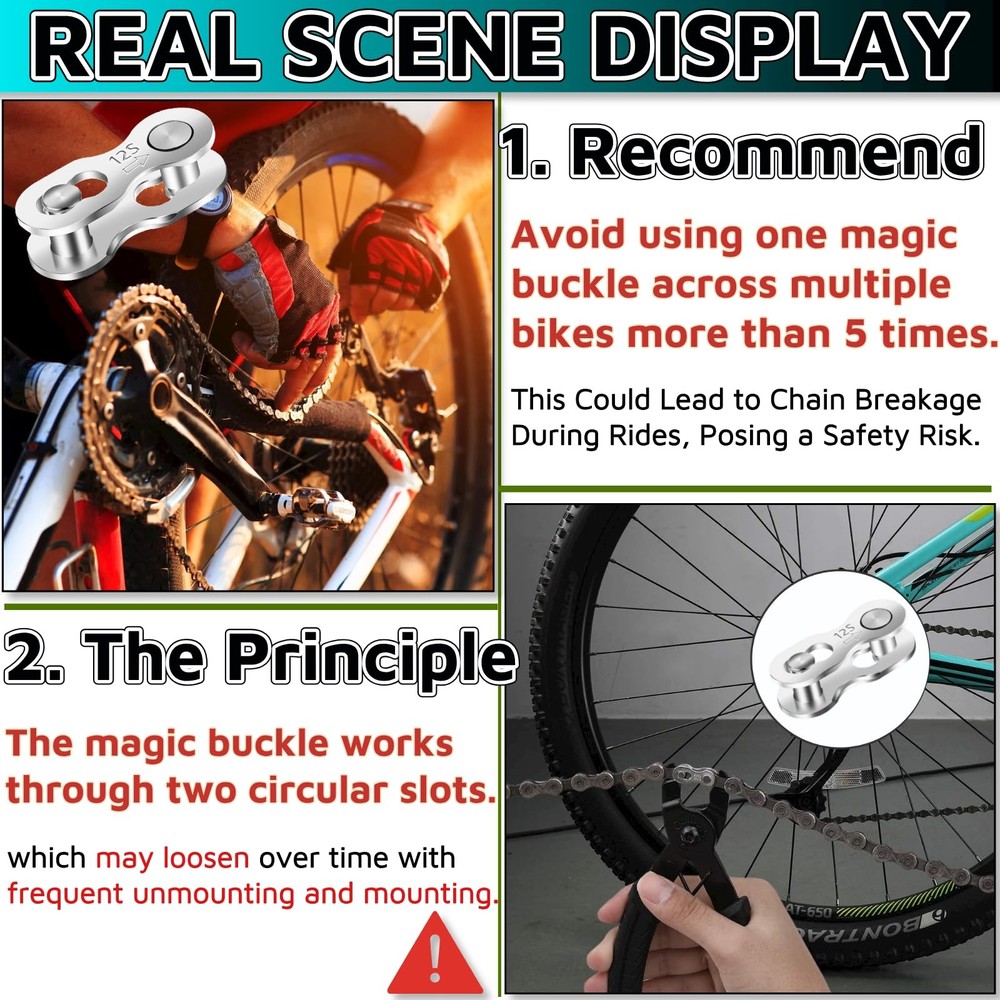 Missing Link 5 Pairs for 12 Speed Chain Master 12