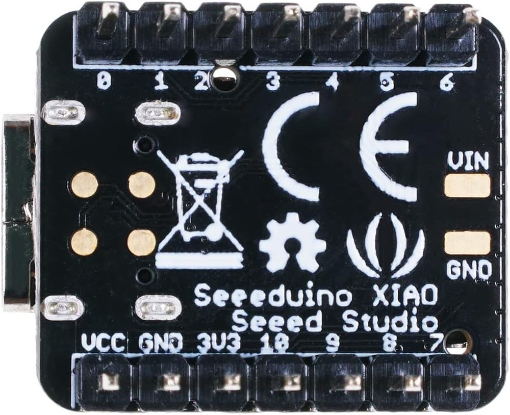 Compact Seeeduino XIAO Microcontroller: 32-bit SAMD21 with USB Type-C Interface