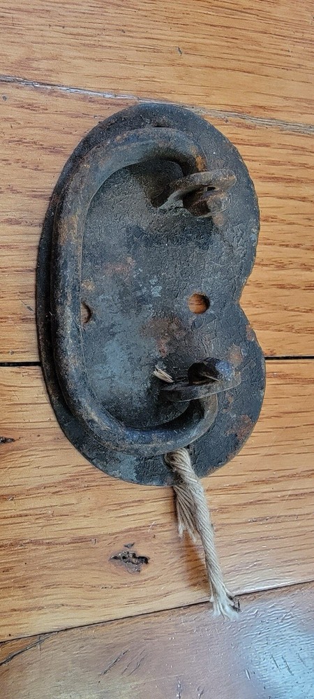 Hand made iron chest lift