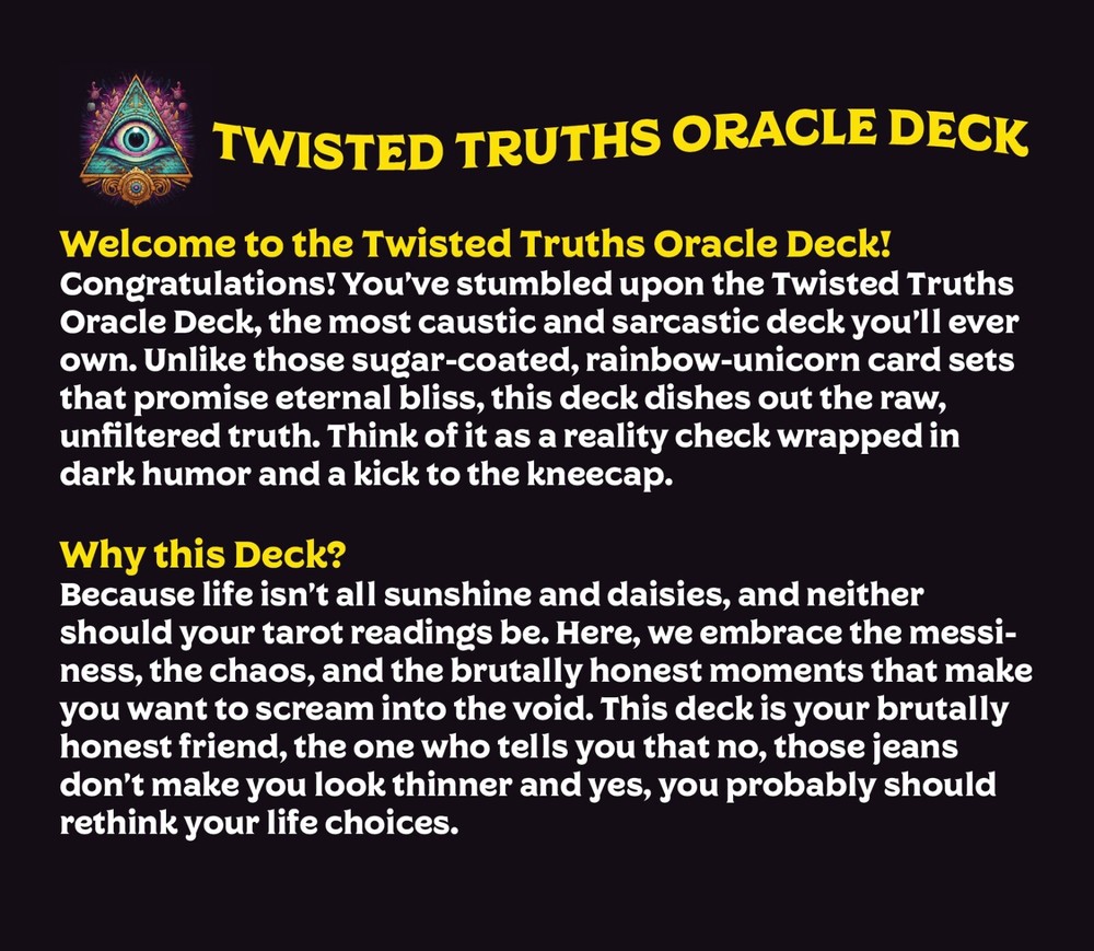Twisted Truths Oracle Deck