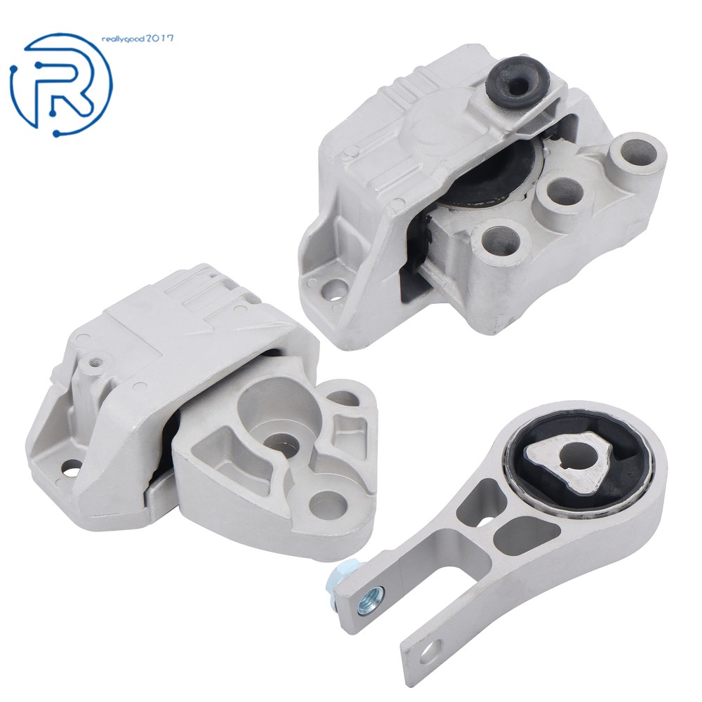 3PCS Engine Mounts & Automatic Trans Mount For 2017-22 Jeep Compass 2.4L 6 Speed