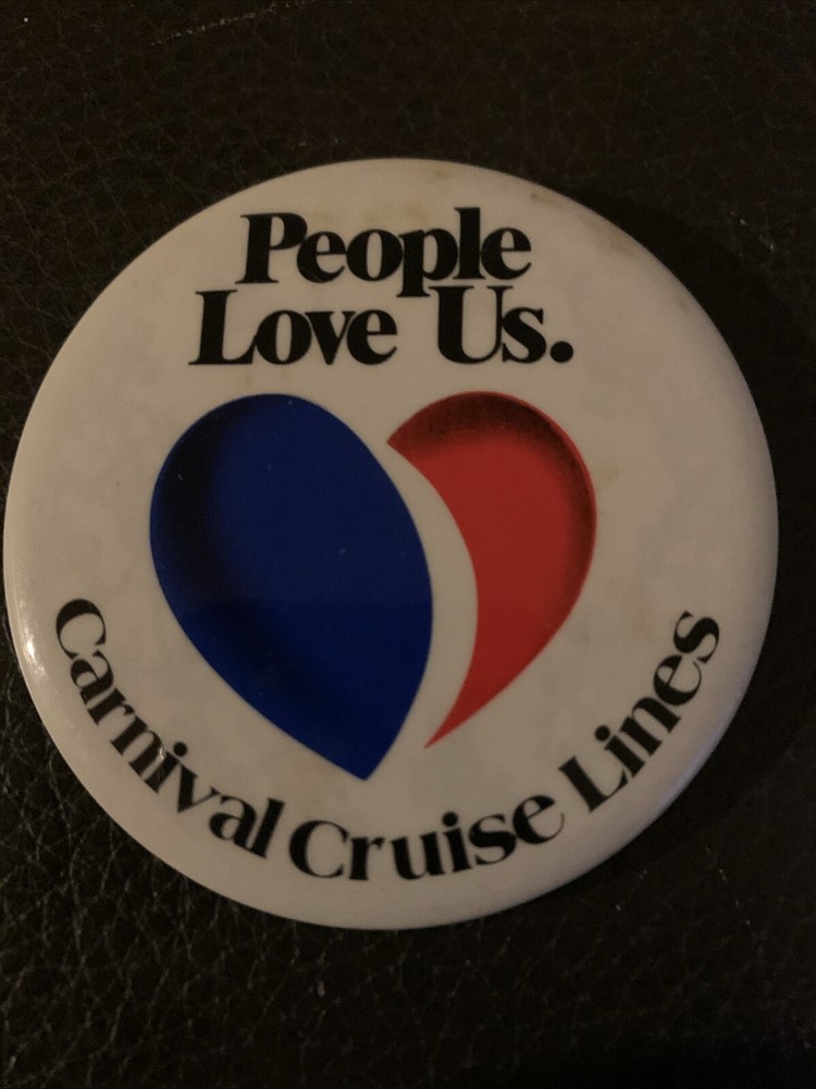 Carnival Cruise Lines Travel Pinback Button