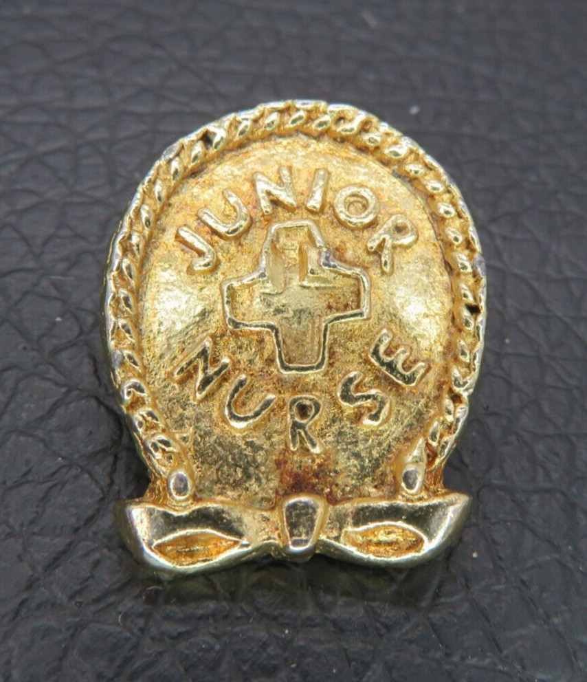 Vintage Gold Tone Junior Nurse Pin