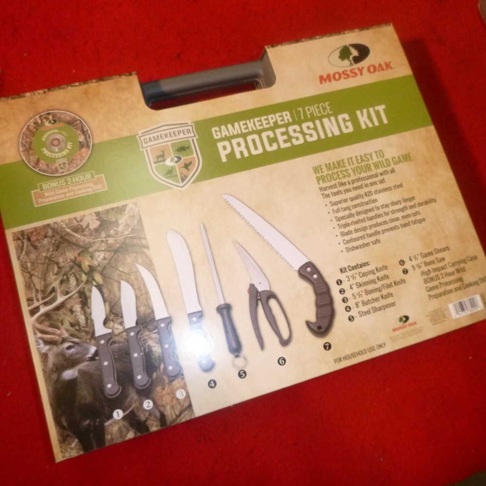 Mossy Oak Gamekeeper 7 Piece Game Processing Kit (6 Pack)
