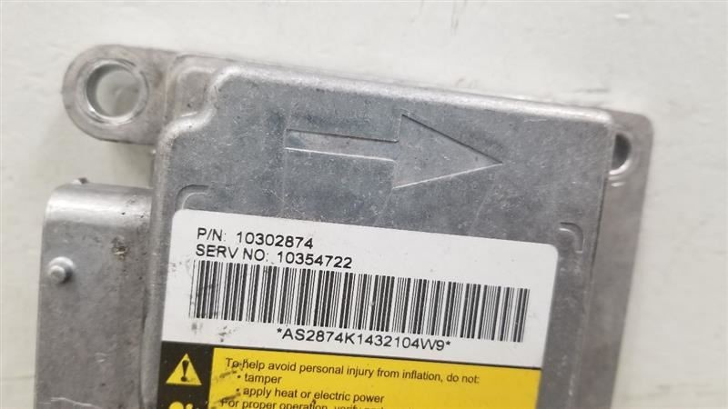 05 CHEVY CORVETTE SRS RESTRAINT CONTROL MODULE 10302874