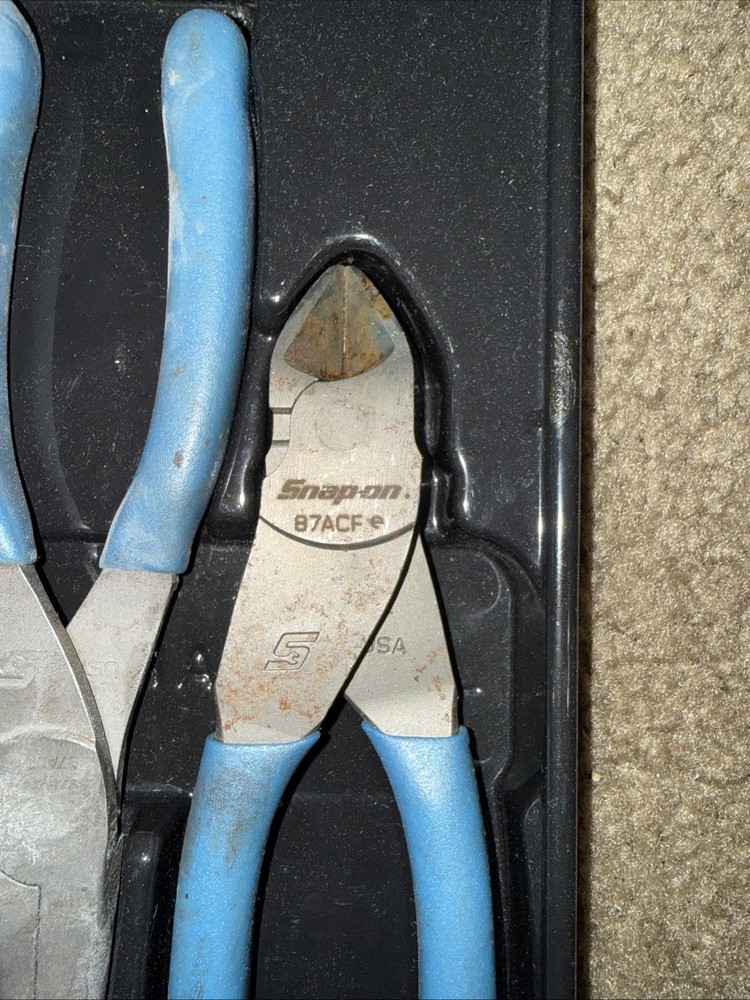 Snap On Blue Pearl Plier Set