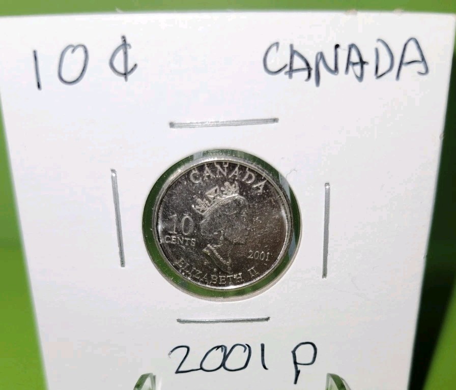 2001P Canada Ten Cent Canadian Dime