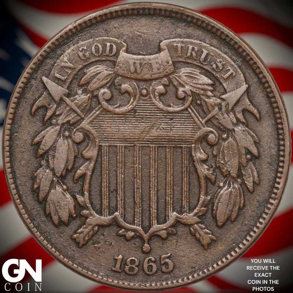 1865 2 Cent Piece B0084