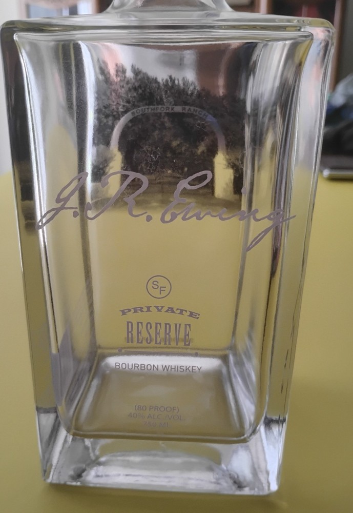 J R EWING WHISKY BOTTLE