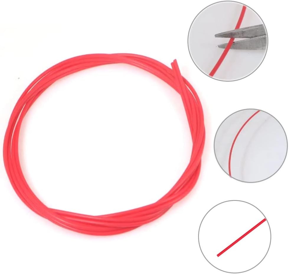 Spray Can Replacement Straws, Extension 5-Count, Red