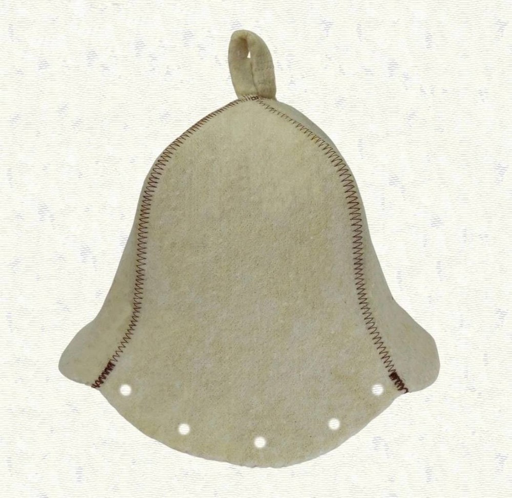 Wool Sauna Hat, Thermal Head Protection, Sauna Accessories