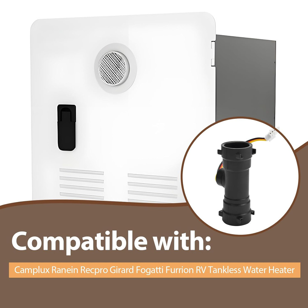 Water Flow Sensor Compatible with RV Tankless Water Heater