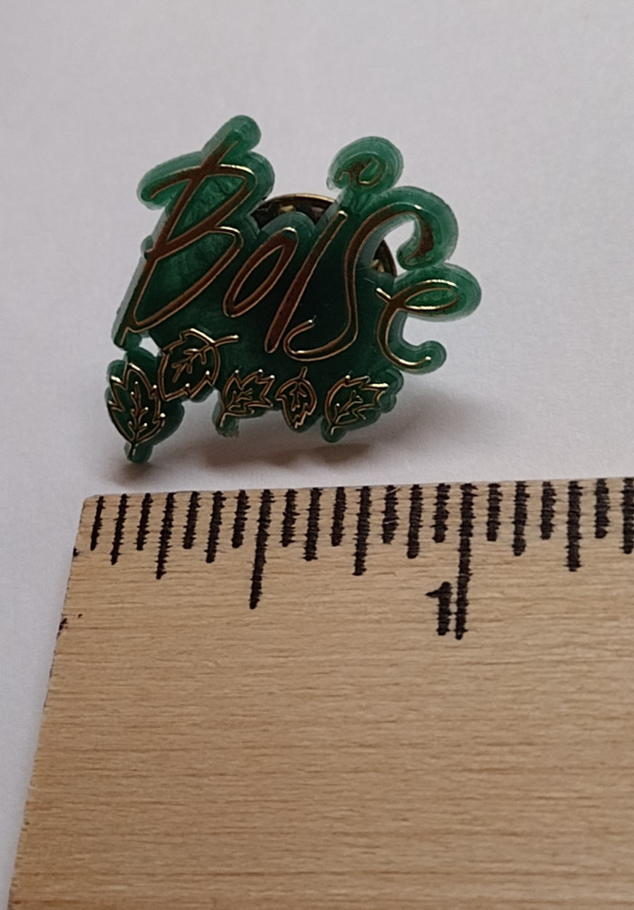BOISE Small Green Plastic Tack Pin