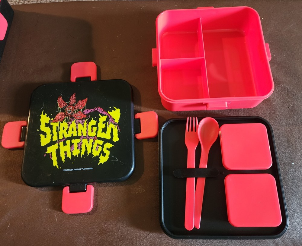 Stranger Things, Demagorgan Plastic Bento Box With Utensils