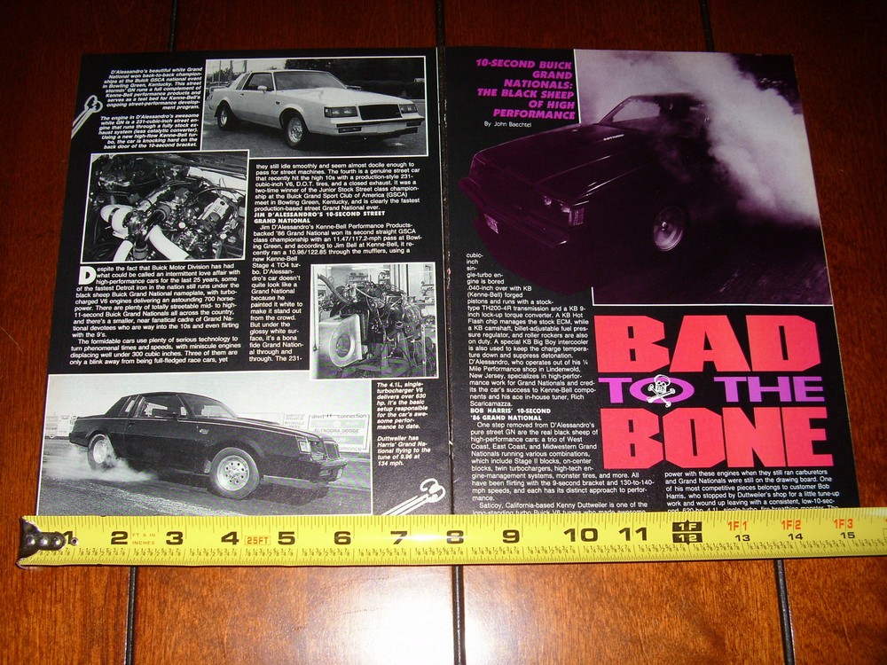 BUICK GRAND NATIONAL T TYPE ORIGINAL ARTICLE