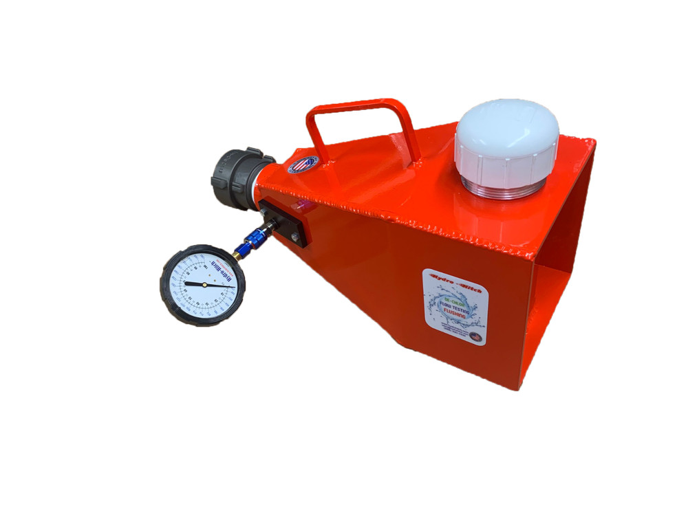 Made in USA - Aluminum 2-1/2" Flow Testing, Tablet De-Chlor & Pitot Assembly