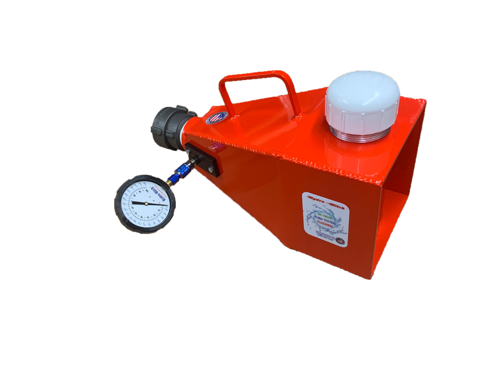 Made in USA - Aluminum 2-1/2" Flow Testing, Tablet De-Chlor & Pitot Assembly